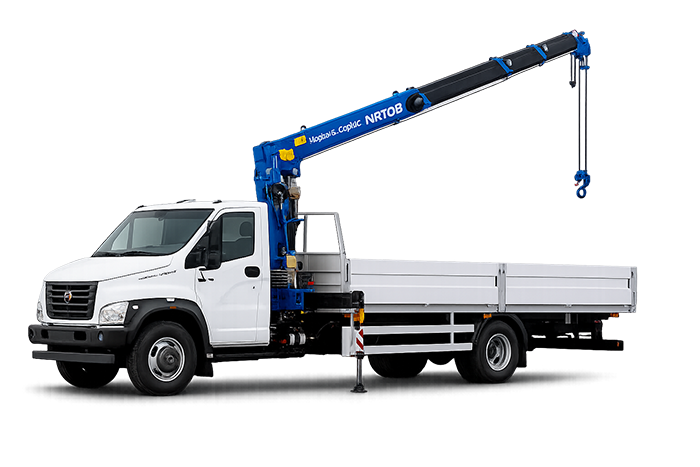 Кран-манипулятор ГАЗ-C41R ГАЗон NEXT с КМУ Чайка NR708