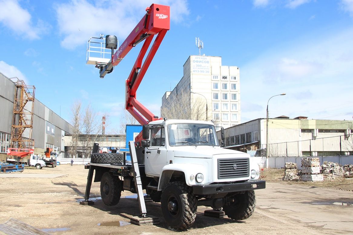 Автогидроподъёмник Чайка-Socage DA324 на стандартной базе ГАЗ-3308 «Садко»
