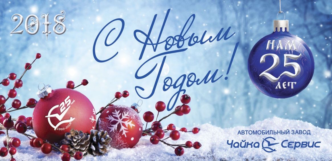Поздравляем Вас с наступающим 2018 годом!