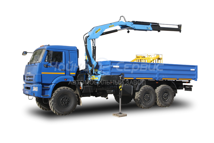 Кран-манипулятор КАМАЗ-43118 с КМУ ИМ-150 и сертифицированной люлькой