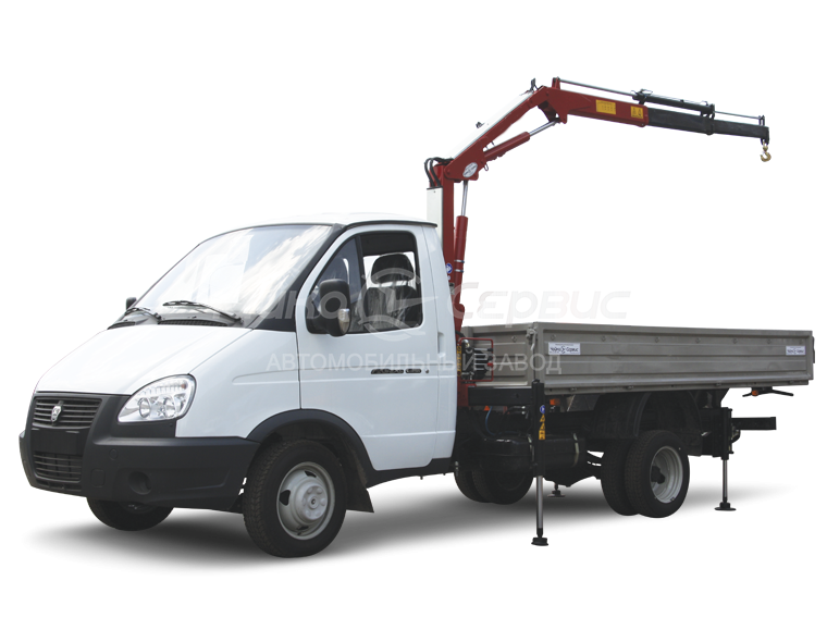 Кран-манипулятор ГАЗ-A21R22 ГАЗель с КМУ Чайка-Fassi