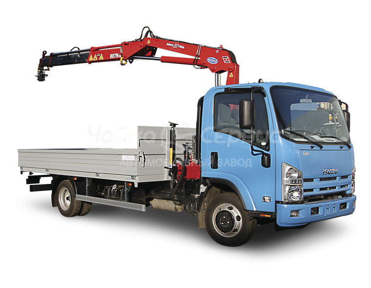 Кран-манипулятор ISUZU ELF 7.5 (NPR75L) с КМУ Чайка NR
