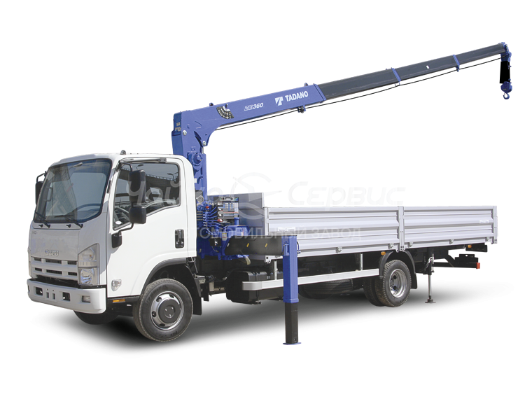 Кран-манипулятор ISUZU ELF 9.5 (NQR90) с КМУ Чайка-Tadano