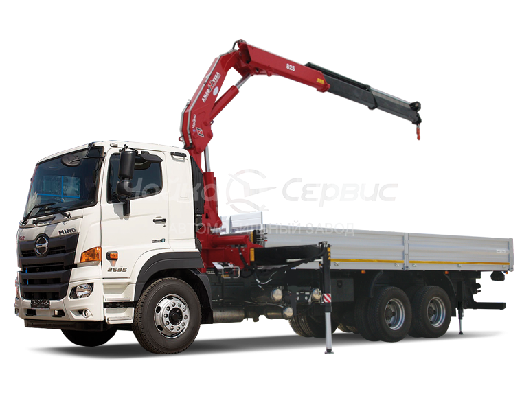 Кран-манипулятор HINO 500FM с КМУ Чайка