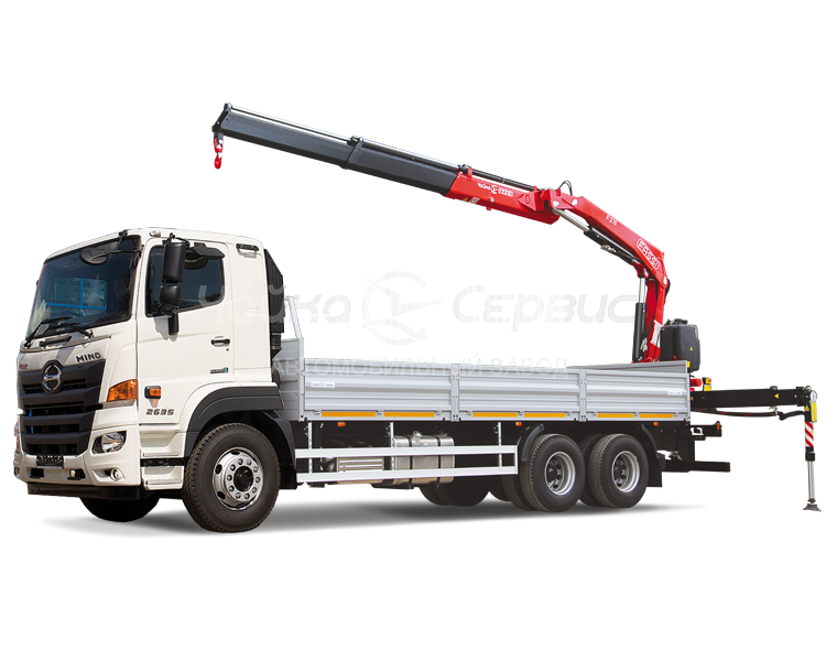 Кран-манипулятор HINO 500FM с КМУ Чайка-Fassi F215A-022
