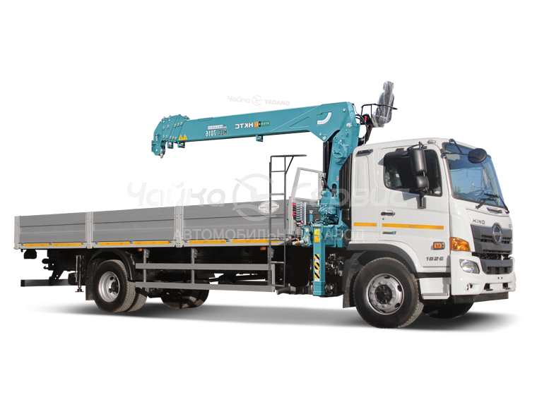 Кран-манипулятор HINO 500FM с КМУ HKTC 7016L
