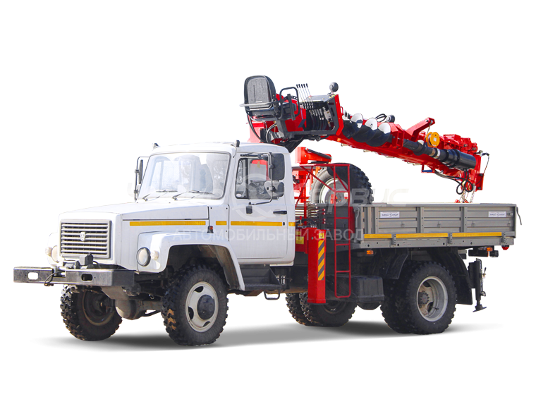 Кран-манипулятор ГАЗ-33086 с КМУ Taurus 035