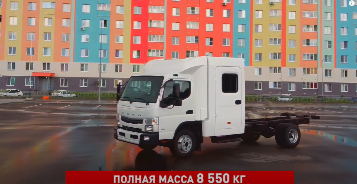 ДВУХРЯДНАЯ КАБИНА НА MISTUBISHI FUSO!