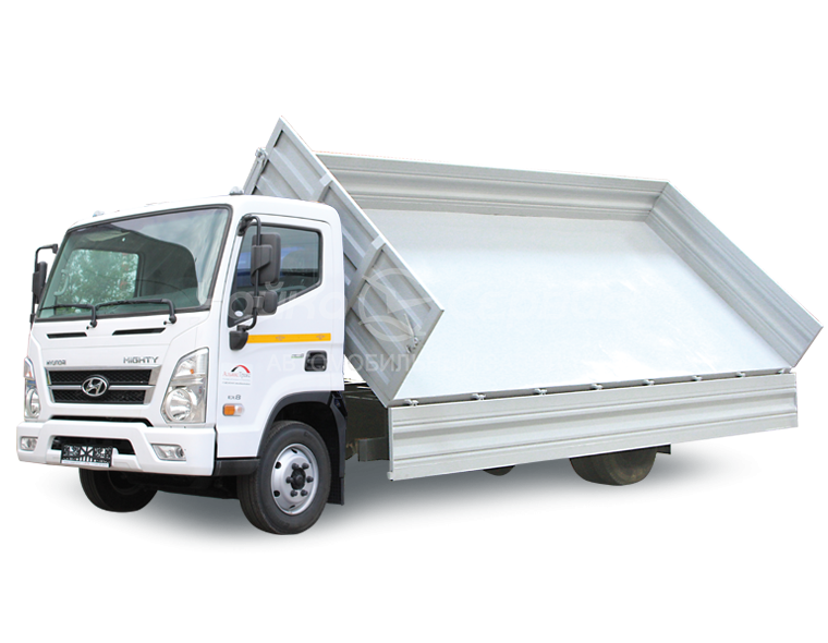 Самосвал Hyundai Mighty с трехсторонней разгрузкой
